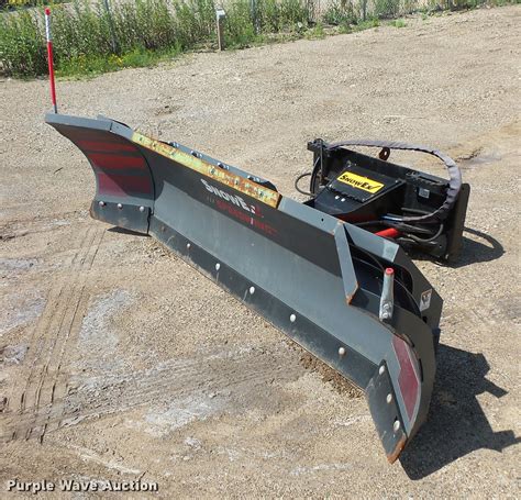 skid steer snow plow for sale|best skid steer snow pusher.